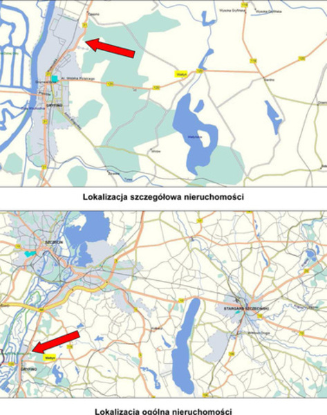 Działka 57500 m2 w GRYFINO