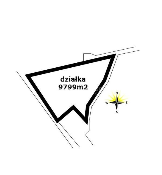 Działka 9799 m2 w OSIECZNICA