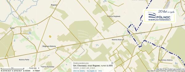 Działka 3000 m2 w CHOROSZCZ