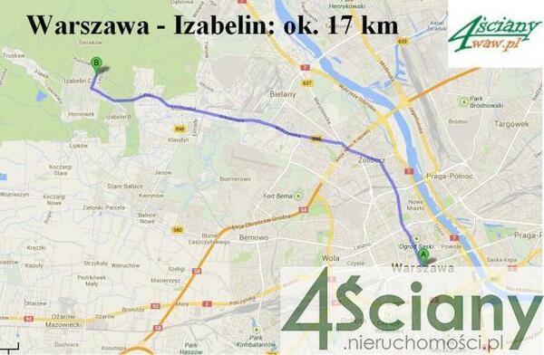 Działka 2767 m2 w IZABELIN