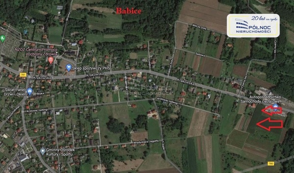 Działka 5755 m2 w BABICE
