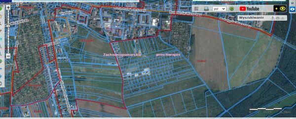 Działka 3155 m2 w NOWOGARD