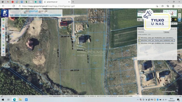 Działka 3960 m2 w ŻARÓW