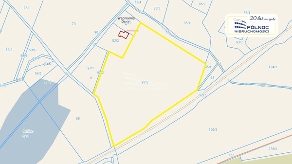 Działka 58825 m2 w TRZCIANKA