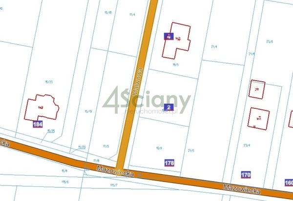 Działka 1421 m2 w JABŁONNA