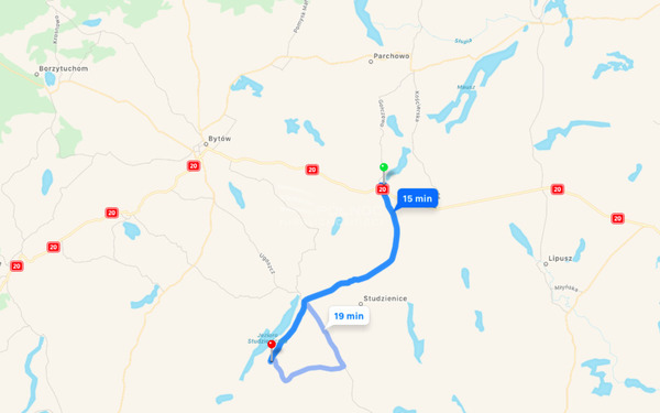 Działka 42781 m2 w BYTÓW