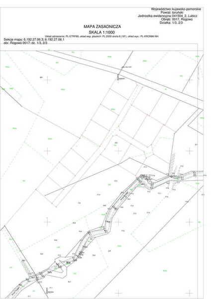 Działka 750 m2 w LUBICZ