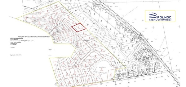 Działka 1038 m2 w CHOJNÓW