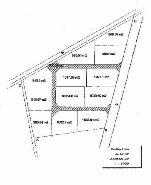Działka 1029 m2 w REWAL