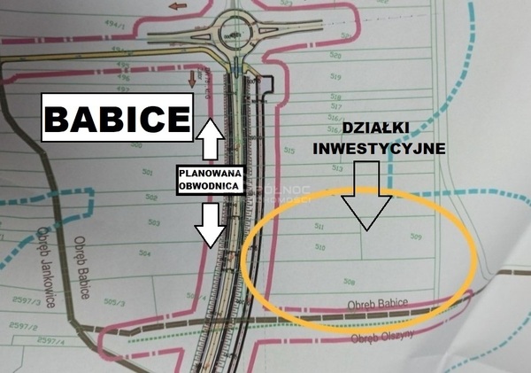 Działka 13900 m2 w BABICE