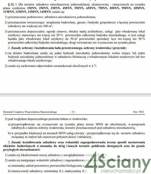 Działka 2108 m2 w NADARZYN