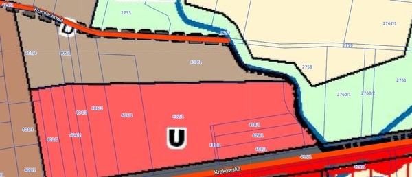 Działka 2480 m2 w CZERNICHÓW