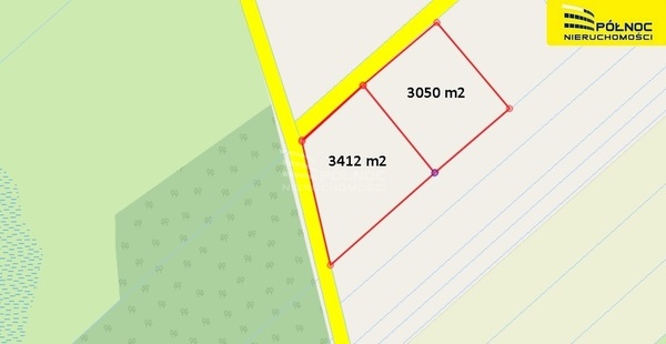 Działka 3412 m2 w ŁAPY