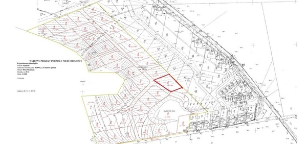 Działka 1348 m2 w CHOJNÓW