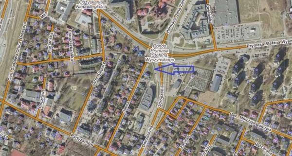 Działka 409 m2 w ZAMOŚĆ