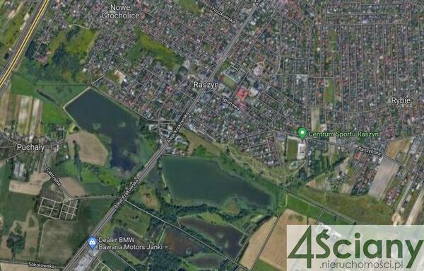 Działka 1367 m2 w RASZYN