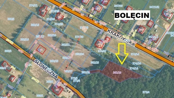 Działka 1542 m2 w TRZEBINIA