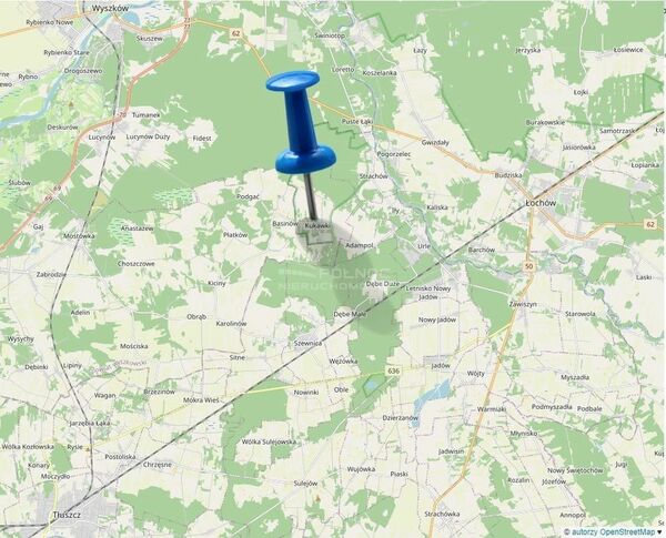 Działka 1000 m2 w JADÓW