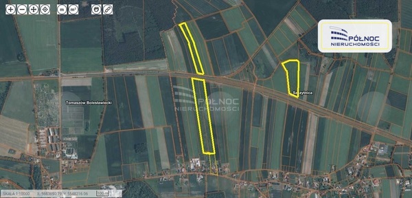 Działka 122800 m2 w WARTA BOLESŁAWIECKA