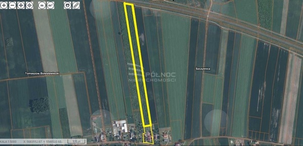 Działka 122800 m2 w WARTA BOLESŁAWIECKA