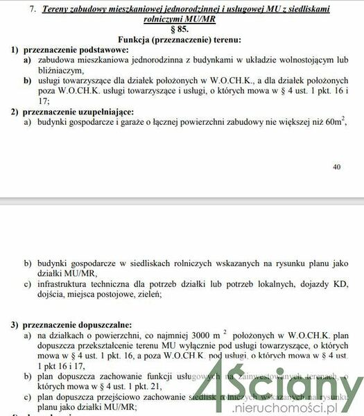 Działka 1231 m2 w NADARZYN