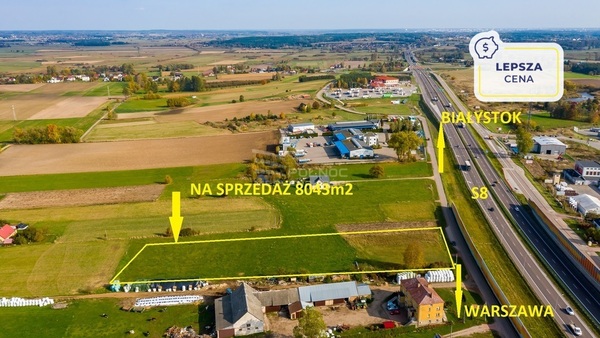 Działka 8043 m2 w CHOROSZCZ