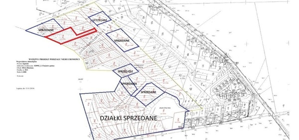 Działka 1678 m2 w CHOJNÓW