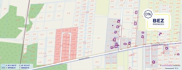 Działka 934 m2 w ZABŁUDÓW