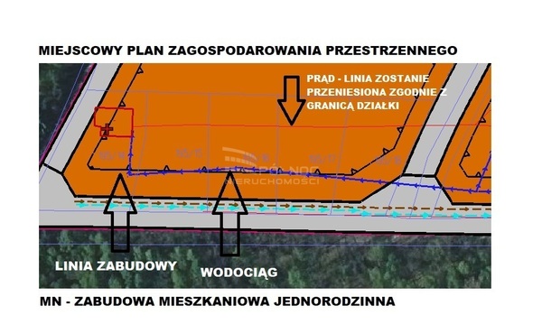 Działka 2602 m2 w TRZEBINIA