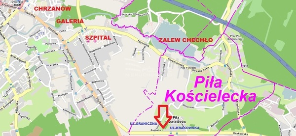 Działka 2602 m2 w TRZEBINIA