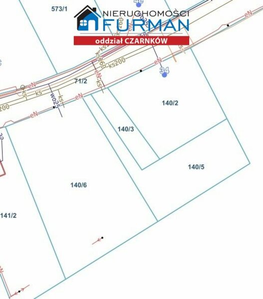 Działka 996 m2 w Straduń