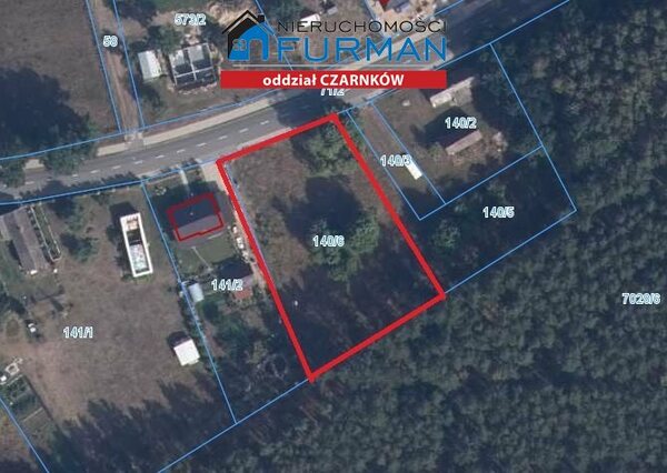 Działka 2165 m2 w Straduń