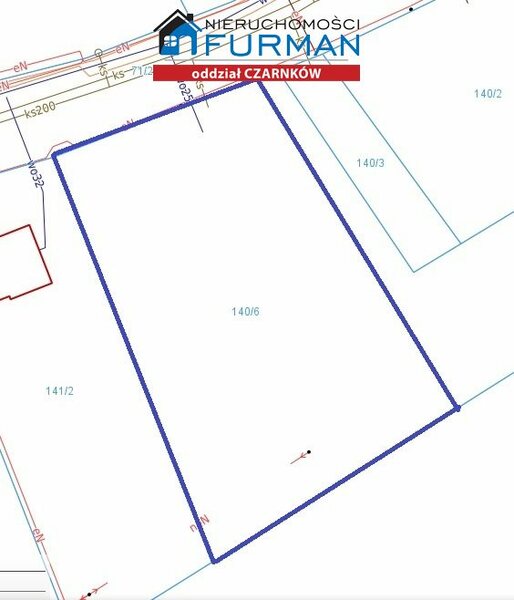 Działka 2165 m2 w Straduń