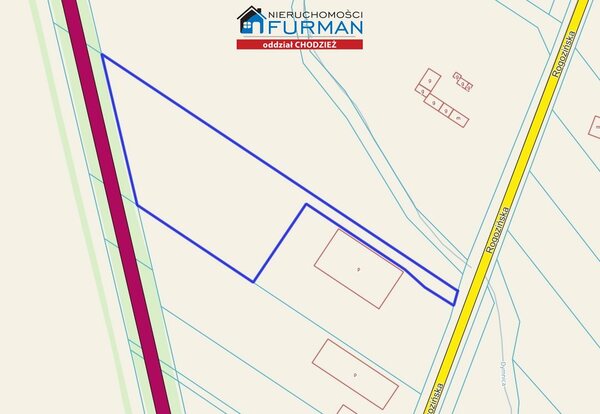 Działka 11390 m2 w Budzyń