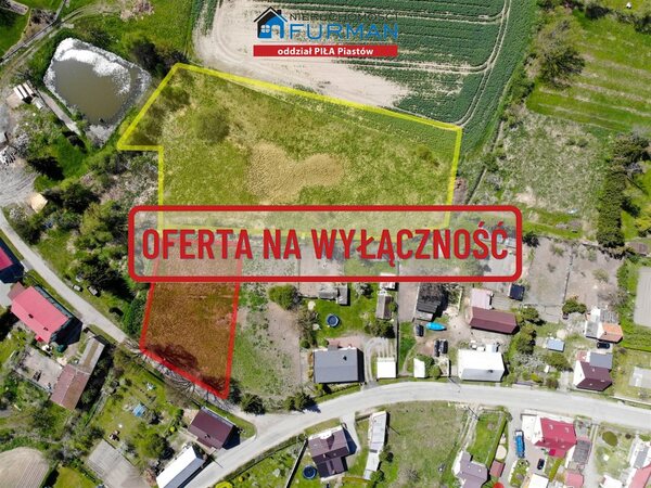 Działka 5672 m2 w Różewo