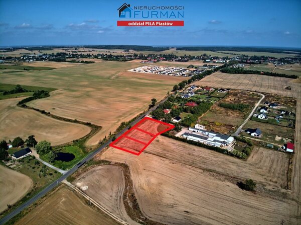 Działka 1565 m2 w Pokrzywnica