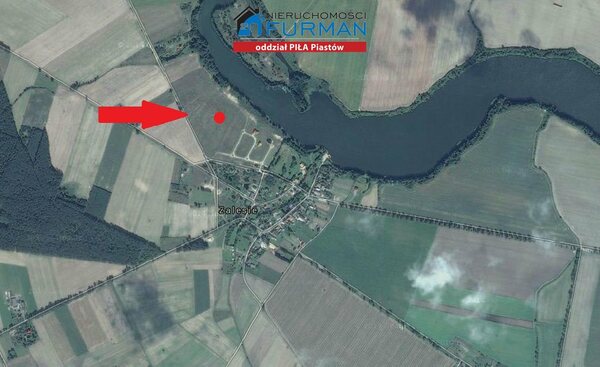 Działka 1321 m2 w Zalesie