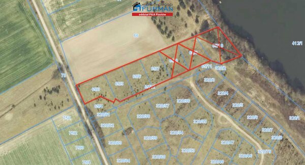 Działka 1321 m2 w Zalesie