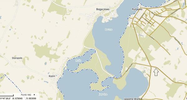 Działka 1020 m2 w giżycki