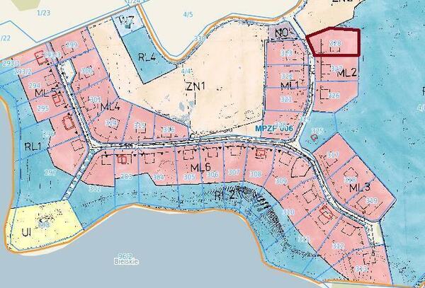 Działka 1938 m2 w giżycki