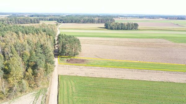 Działka 6343 m2 w kolneński