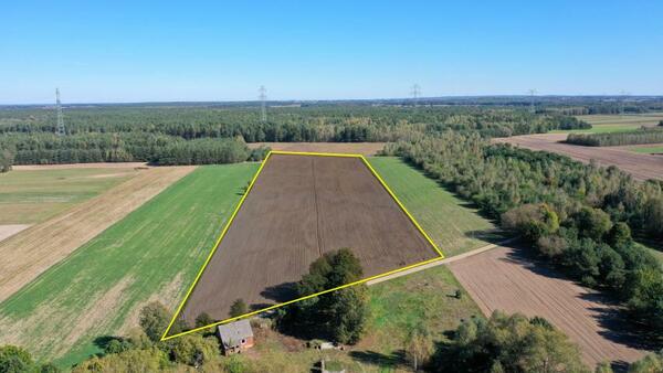 Działka 34600 m2 w łomżyński