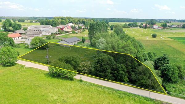 Działka 2824 m2 w łomżyński