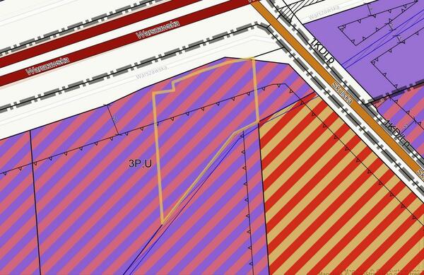 Działka 3800 m2 w grodziski