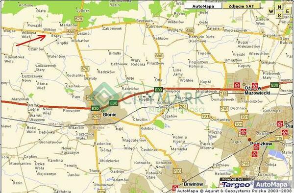 Działka 1485 m2 w warszawski zachodni
