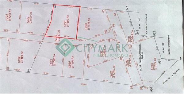 Działka 1509 m2 w warszawski zachodni