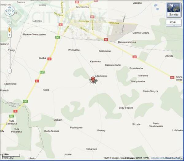 Działka 11000 m2 w żyrardowski