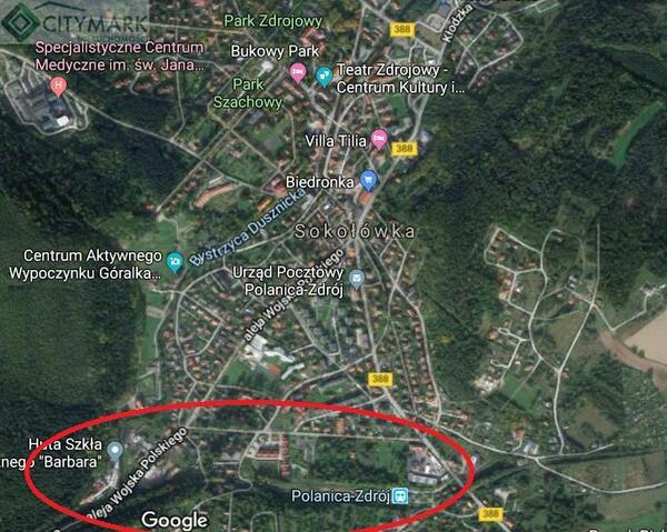 Działka 45400 m2 w kłodzki