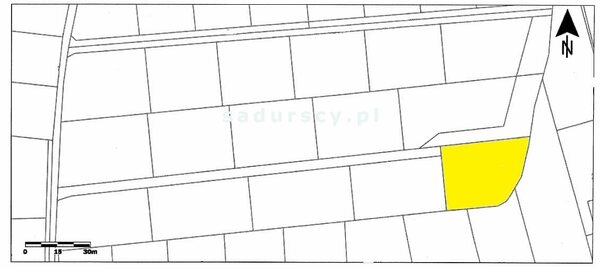 Działka 1092 m2 w Trąbki