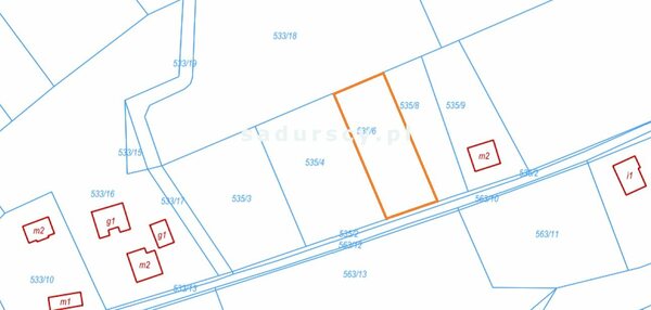 Działka 1000 m2 w Grajów